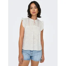 ONLY ONLREVA TOP WHITE