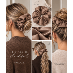 ISAKO MARIE SCRUNCHIE BROWN