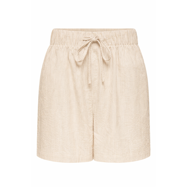 ONLY ONLAUGUSTA SHORTS WHITE/SAND 