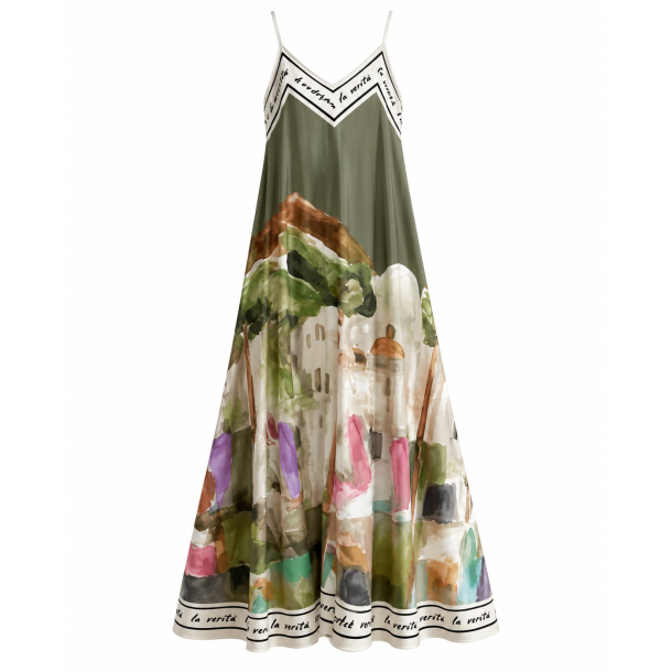 ISAKO AZZURA DRESS ARMY