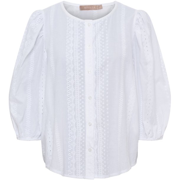 MARTA MDCVALESSIA BLOUSE WHITE