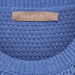 MARTA MDCNAYLA KNIT TOP BLUE