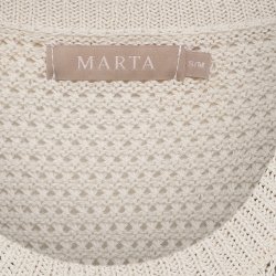 MARTA MDCNAYLA KNIT TOP BEIGE