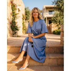 PREPAIR NORA DRESS VINTAGE BLUE