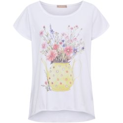 MARTA DU CHATEAU FLOWER POT TEE YELLOW