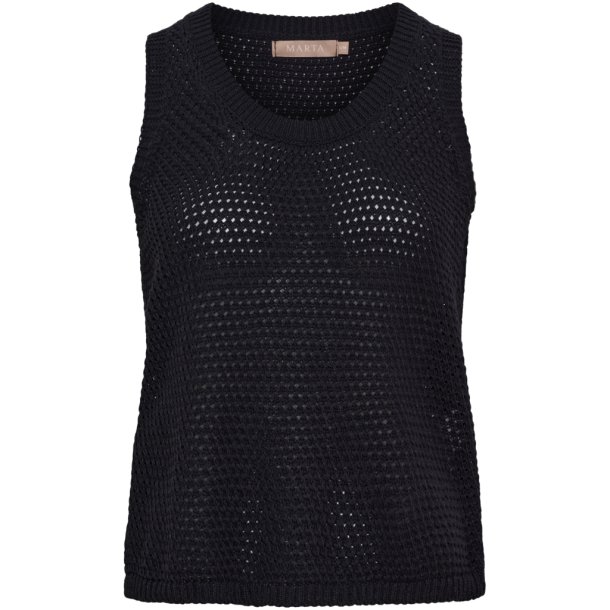MARTA MDCNAYLA KNIT TOP BLACK
