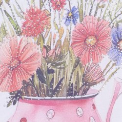 MARTA DU CHATEAU FLOWER POT TEE ROSA
