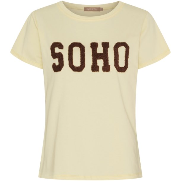 MARTA MDCHERDIS TEE YELLOW/BROWN
