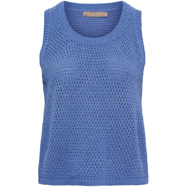 MARTA MDCNAYLA KNIT TOP BLUE