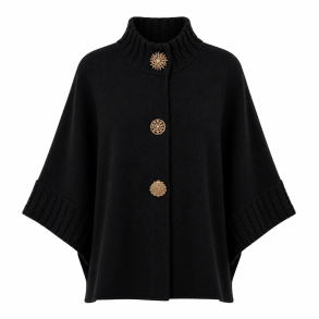 ISAKO VIOLA CARDIGAN BLACK