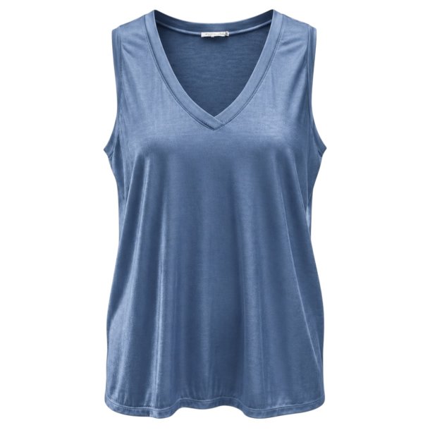 ISAKO AMARA TOP DENIM BLUE
