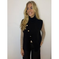 CONTINUE LOLA VEST BLACK
