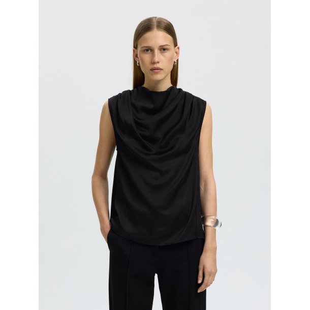 SELECTED FEMME SLWOLINA SL TOP BLACK