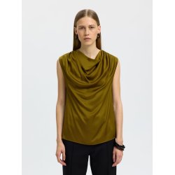 SELECTED FEMME SLWOLINA SL TOP GREEN FIR 