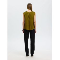 SELECTED FEMME SLWOLINA SL TOP GREEN FIR 