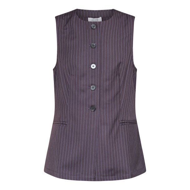 LOVE AND DIVINE LOVE1343-1 VEST BLUE PINSTRIPE