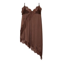 PREORDER - LOVE AND DIVINE LOVE1472 DRESS D. CHOCOLATE.