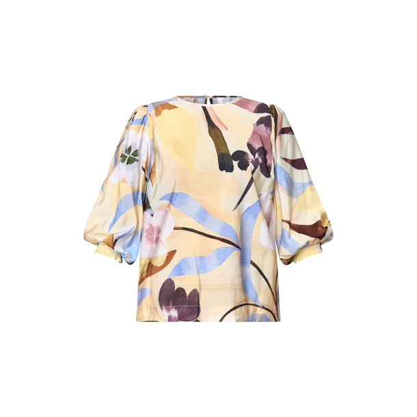 PREORDER - LOVE AND DIVINE LOVE1568 BLOUSE ANTIQUE FLOWERS