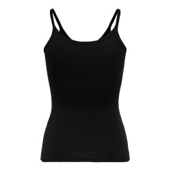 ONLY ONLLOVE STRAP SINGLET TOP BLACK