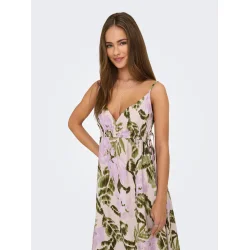 JACQUELINE de YONG JDYBILLY STRING DRESS SALSA ROSA