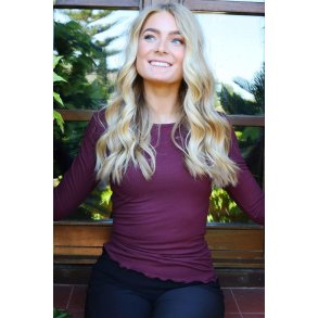 LIBERT ESSENTIEL NATALIA BLOUSE BORDEAUX