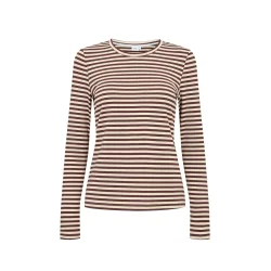 N�MPH NURIXIE BLOUSE CHOCOLATE PLUM 