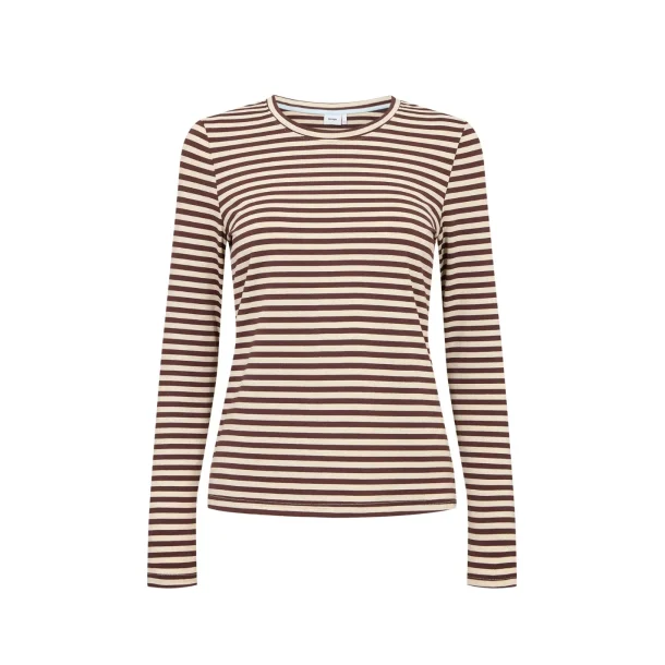 N�MPH NURIXIE BLOUSE CHOCOLATE PLUM 
