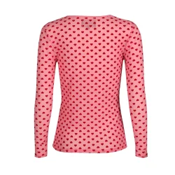 LIBERT� ESSENTIEL MESH LS TSHIRT PINK RED HEART 