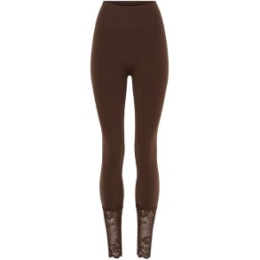 TIM & SIMONSEN MARTHA LEGGING LACE HW CHOKOLADE