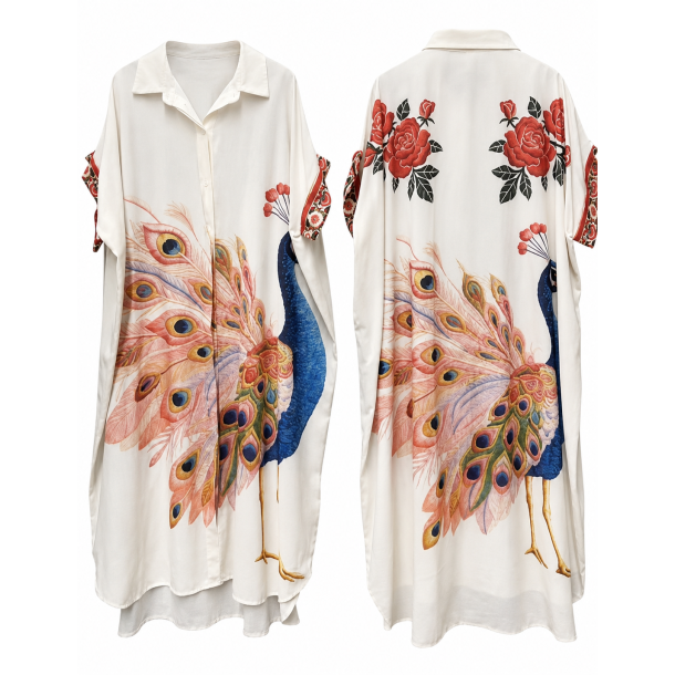 ISAKO SALENTO DRESS PEACOCK