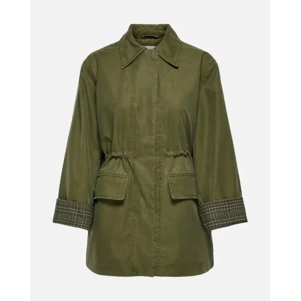 JACQUELINE de YONG JDYFIRENZE COATED JACKET MOSS