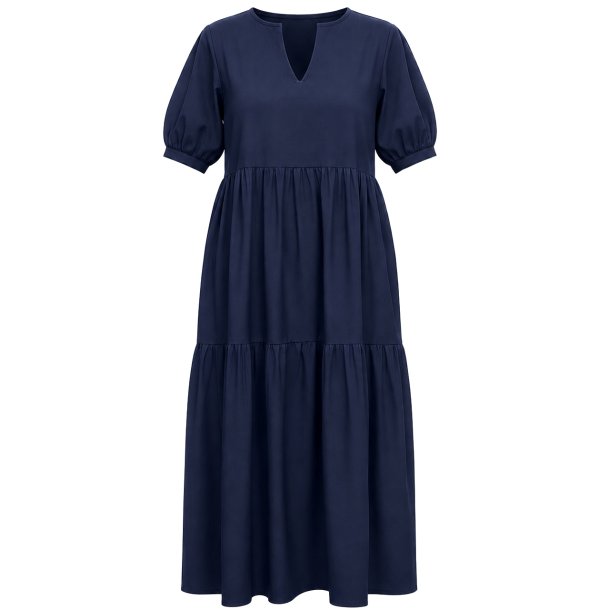 SOMMERSTEDT MARINA LONG DRESS NAVY