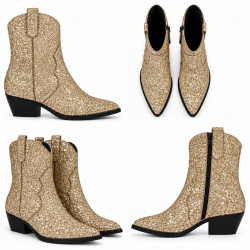 NOVA GLAM BOOTS GOLD