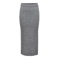 ONLY ONLJEANETT LONG SKIRT KNIT M.GREY