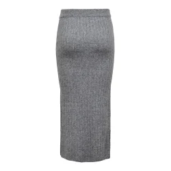 ONLY ONLJEANETT LONG SKIRT KNIT M.GREY