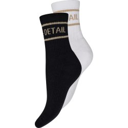 HYPE THE DETAIL SOCKS 2 PK. BLACK/WHITE
