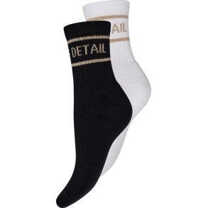 HYPE THE DETAIL SOCKS 2 PK. BLACK/WHITE