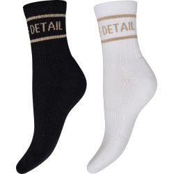 HYPE THE DETAIL SOCKS 2 PK. BLACK/WHITE
