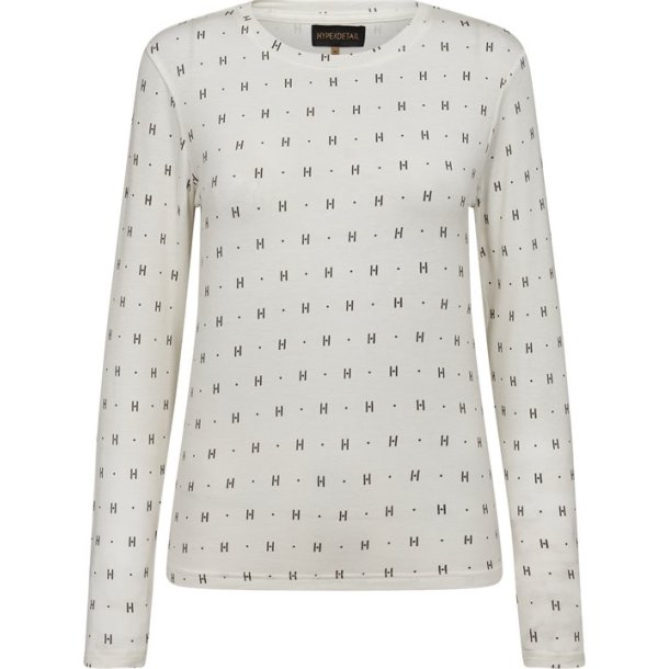 HYPE THE DETAIL TEE L/S CASHMERE-BLEND OFF WHITE