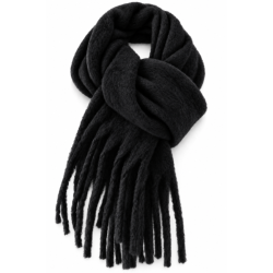 ISAKO LINEA SCARF BLACK