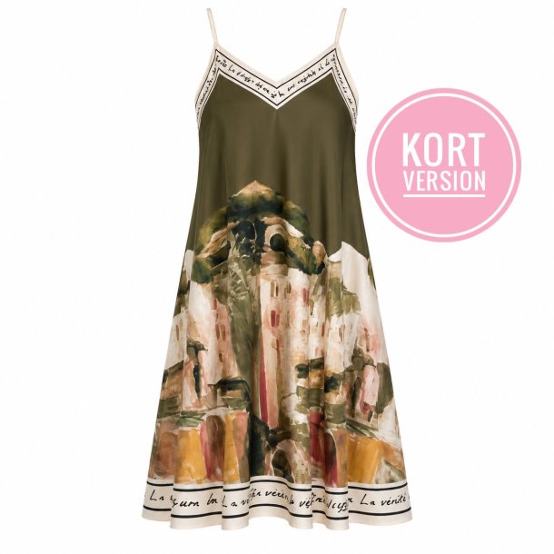SAKO AZZURA SHORT DRESS ARMY