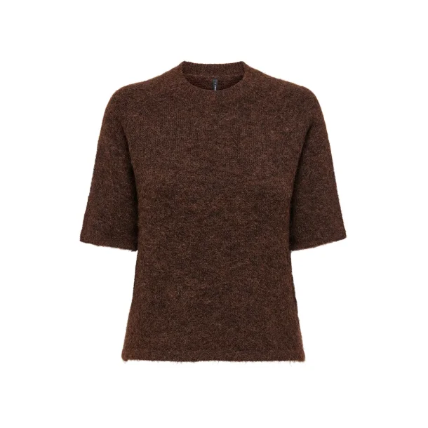 ONLY ONLAZU RAGLAN KNIT BROWN