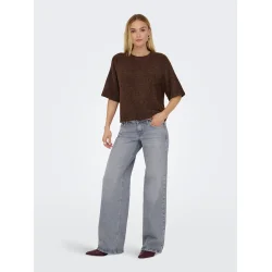 ONLY ONLAZU RAGLAN KNIT BROWN