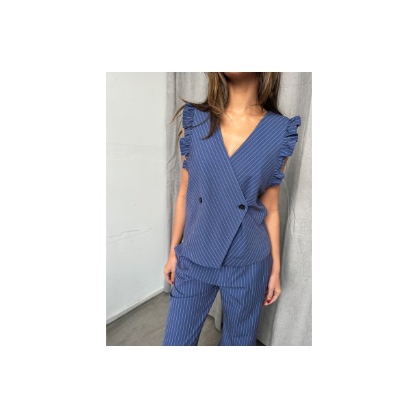 CONTINUE ROBERTA PANTS STRIPE BLUE