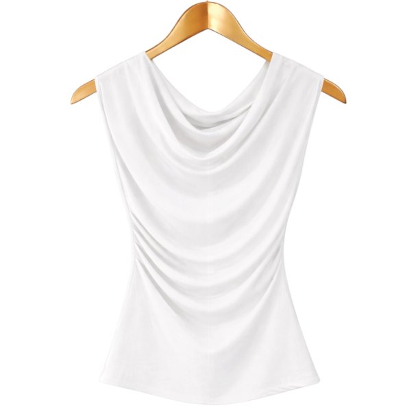 ISAKO WATERFALL TOP WHITE