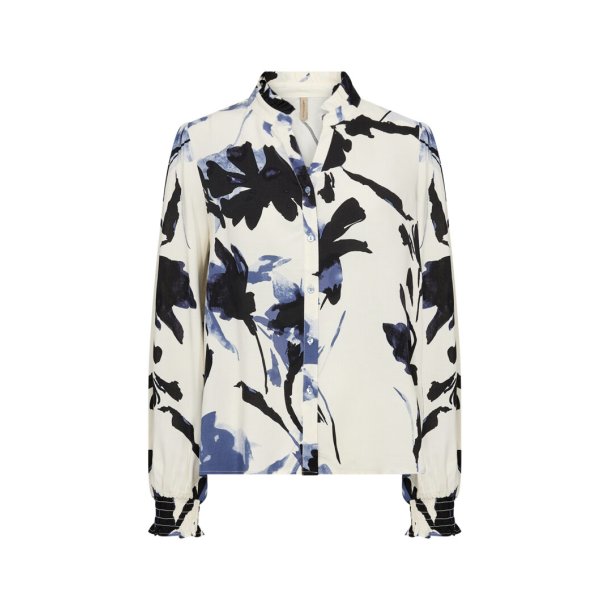 SOYA CONCEPT SC-BENE 1 BLOUSE OFF/BLUE 