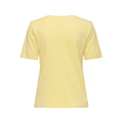 ONLY ONLHAPPY O-NECK TEE YELLOW