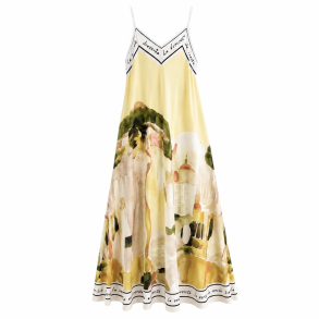ISAKO AZZURA DRESS YELLOW