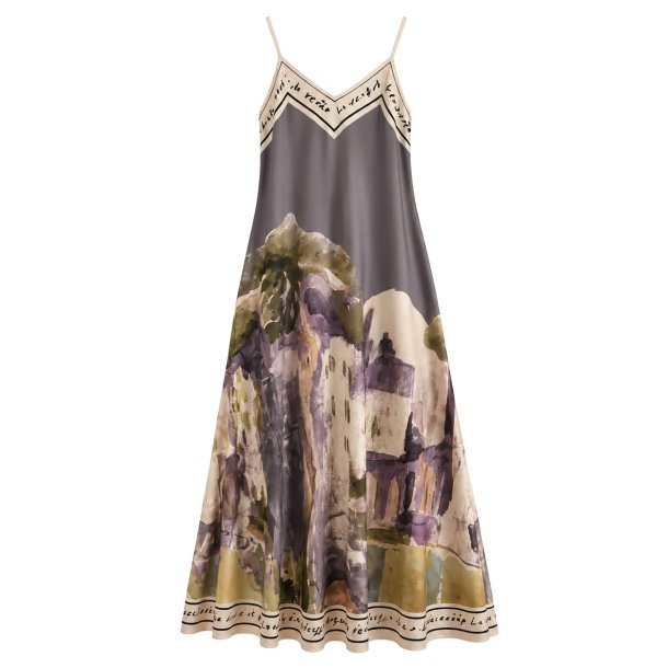 ISAKO AZZURA DRESS TAUPE