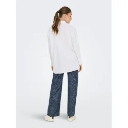 JACQUELINE de YONG JDYALEX OVERSIZE SHIRT WHITE
